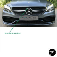 Wabendesign K&uuml;hlergrill Silber passt f&uuml;r Mercedes W205 C-Klasse nicht C63 AMG bj 14-18 ohne Kamera