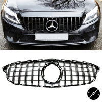 Kühlergrill Schwarz Chrom passt für Mercedes...