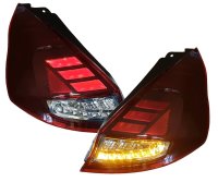 Voll LED Rückleuchten passend für Ford Fiesta JA8 MK7 09/12+ Facelift red rot