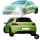 Bodykit Stoßstange Front Seite Heck TFL LED Look + ABE passt für VW Scirocco 137