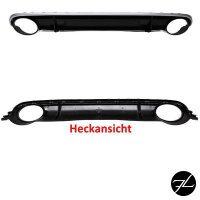 Heckdiffusor Schwarz Glanz passt für Audi A4 B8 ab...