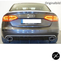 Set Diffusor Stoßstange  +Auspuffblende nicht für RS4 Modelle passend für Audi A4 B8 8K bj.07-11