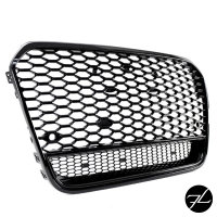 Sport Wabendesign Kühlergrill Hochglanz Schwarz passt für Audi A6 4G C7 bj 10-14 außer RS6 S6