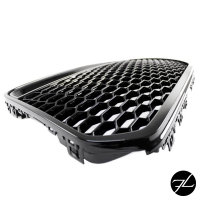 Sport Wabendesign Kühlergrill Hochglanz Schwarz passt für Audi A6 4G C7 bj 10-14 außer RS6 S6