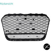 Sport Wabendesign Kühlergrill Hochglanz Schwarz passt für Audi A6 4G C7 bj 10-14 außer RS6 S6