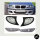FACELIFT Umbau Set Blinker Frontblinker Weiß + Seite passt für BMW E46 bj. 01-05