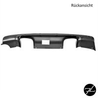 Heckdiffusor Ansatz Schwarz Matt Duplex passt für BMW 3er E46 Limousine Coupe Cabriolet Touring mit M-Paket CSL