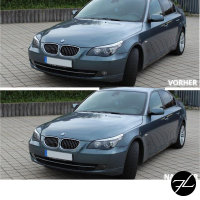 Nebelscheinwerfer Set Smoke Schwarz +H8 passt für BMW E60 E61 LCI Facelift 07-10