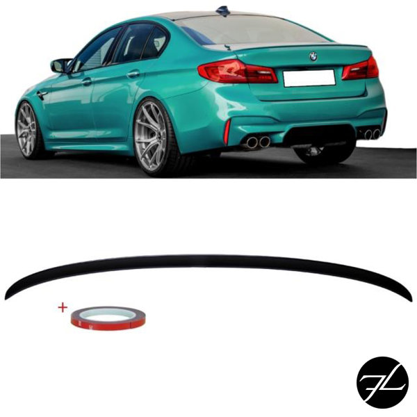 Sport-Performance Heckspoiler Hecklippe Schwarz Matt +3M passend für BMW 5er G30 Limousine ab 2017