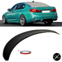 Sport-Performance Heckspoiler Hecklippe Schwarz Matt +3M passend für BMW 5er G30 Limousine ab 2017