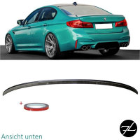 Sport-Performance Heckspoiler Hecklippe Schwarz Matt passend f&uuml;r BMW G30 ab 2017