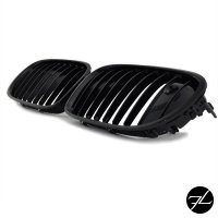 Satz Sport-Performance Kühlergrill schwarz glänzend nur mit Nightvisionpaket passt für BMW 7er F01 F02 Bj 12-15