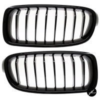 Kühlergrill Grill SET Schwarz Glanz Sport-Performance passend für BMW 3er F30 F31 11-18