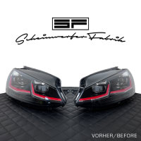 Scheinwerfer-Lackierung - VW Golf 7.5 Facelift FL - R GTI...