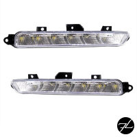 SET S-Klasse W221 LED Tagfahrlicht Set Klarglas Chrom...