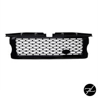 Kühlergrill Frontgrill schwarz glänzend passt für Range Rover Sport L320 Bj 05-10
