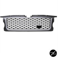 Kühlergrill Frontgrill grau/schwarz silber passt für Range Rover Sport L320 Bj 05-10