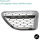 Kotfl&uuml;gelgitter Grill rechts/links schwarz silber passt f&uuml;r Range Rover Sport L320 Bj 05-10
