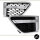 Kotflügelgitter Grill rechts/links schwarz Chrom passt für Range Rover L320 Bj 10-13