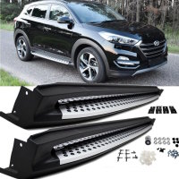 Hyundai Tucson TLE Trittbretter Schweller Aluminium Set +Montagekit ab 2015-2020