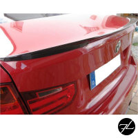 Sport-Performance Heckspoiler Koferraumspoiler Schwarz Glanz lackiert passt für BMW 3er F30 Limousine