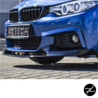 LACKIERT Schwarz glanz Front Spoiler Lippe Sport-PERFORMANCE für BMW F32 F33 F36 mit M-Paket