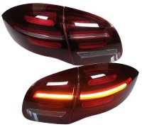 LED R&uuml;ckleuchten passend f&uuml;r Porsche Cayenne 92A 10-14 rot Heckleuchten