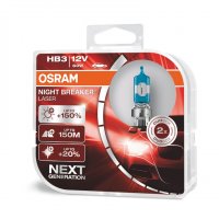 HB3 12V 60W P20d NIGHT BREAKER® LASER Next Generation +150% 2 St. Osram