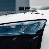 Headlight Painting - Audi R8 4S - LED Laser - GT LeMans - Black Color