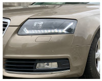 LED Tagfahrlicht-Scheinwerfer passend f&uuml;r Audi A6 4F C6 09-11 im 4G Design Xenon dynamischer Blinker