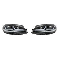 OSRAM LEDriving Scheinwerfer passend f&uuml;r VW GOLF 7.5 Facelift 17-20 dynamischer Blinker in schwarz