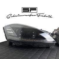 Scheinwerfer-Lackierung - Mercedes S-Klasse W221 MOPF Facelift - S63 S65 AMG