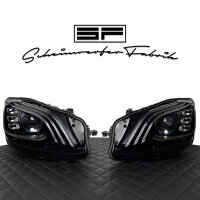 Headlight Painting - Mercedes S-Class W222 Facelift - S63 S65 AMG