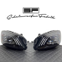 Headlight Painting - Mercedes S-Class W222 Facelift - S63 S65 AMG