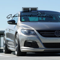 Scheinwerfer-Lackierung - VW Passat CC 3C Schwarz Matt