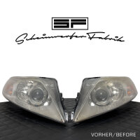 Headlight Painting - Ford Mondeo MK4 BA7 Matte Black