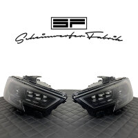 Scheinwerfer-Lackierung - Audi A3 S3 RS3 8V FL - LED Schwarz Matt