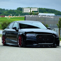 Scheinwerfer-Lackierung - Audi A3 S3 RS3 8V FL - LED Schwarz Matt