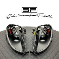 Scheinwerfer-Lackierung - Ferrari F430 F131 - Schwarz Farbe Schwarz Matt