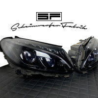 Headlight Painting - Mercedes C-Class W205 S205 C205 A205 C43 C63 AMG S