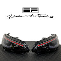 Headlight Painting - VW Golf 8 - R GTI TCR GTE Gloss Black