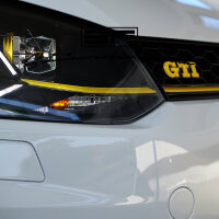 Scheinwerfer-Lackierung - VW Polo 6C GTI Schwarz Glanz