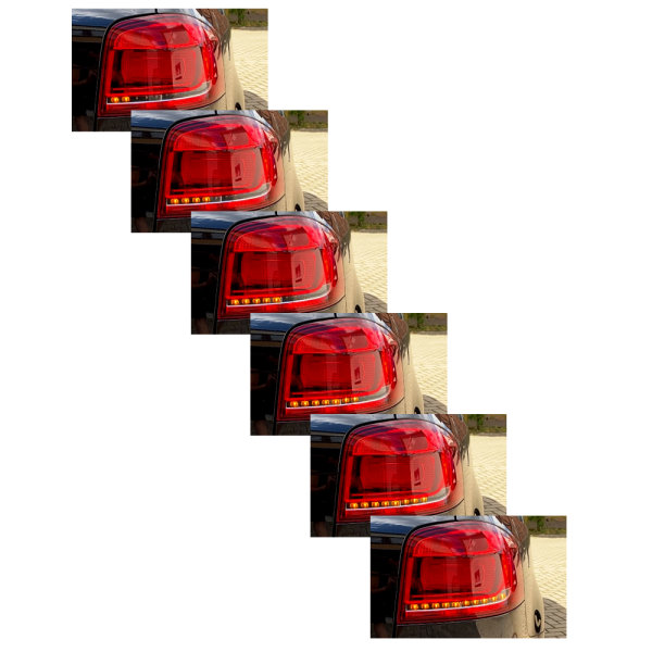 LED Upgrade Design Rückleuchten für Audi A3 8P 03-08 rot/rauch