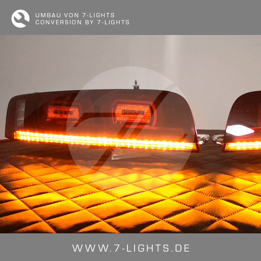 Rückleuchten-Umbau - LED Blinker Rot US auf EU Orange Gelb - Audi