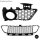 Stoßstangengitter Grill SET 3-teilig Schwarz glanz Shadow Line passt für BMW F30 F31 M-Paket /Performance 11-19