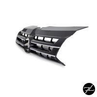 Kühlergrill Front Grill Schwarz glanz Leiste Chrom für VW T5 GP Facelift 09-15