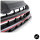 Kühlergrill Grill Clean Schwarz lackiert Leiste Rot passt  für VW T5 GP Facelift 09-15
