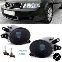 Set Audi A4 8E B6 Nebelscheinwerfersatz Smoke Bj 00-04...