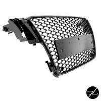 Kühlergrill Grill Wabendesign hochglanz Schwarz lackiert passt für Audi A5 8T Baujahr 2007-2011 nicht RS5